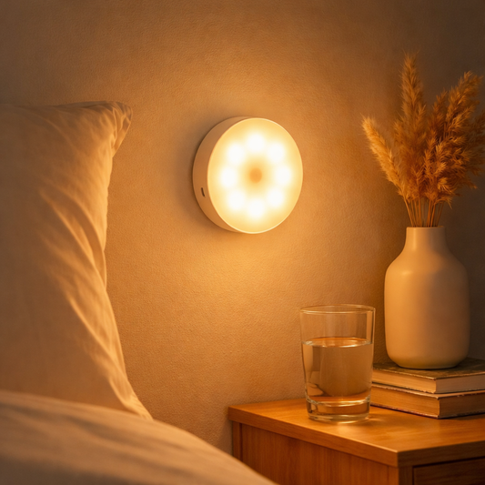 LumiSense™ – Inteligentna Lampka z Czujnikiem Ruchu | Automatyczne Światło Nocne | Komfort i Bezpieczeństwo